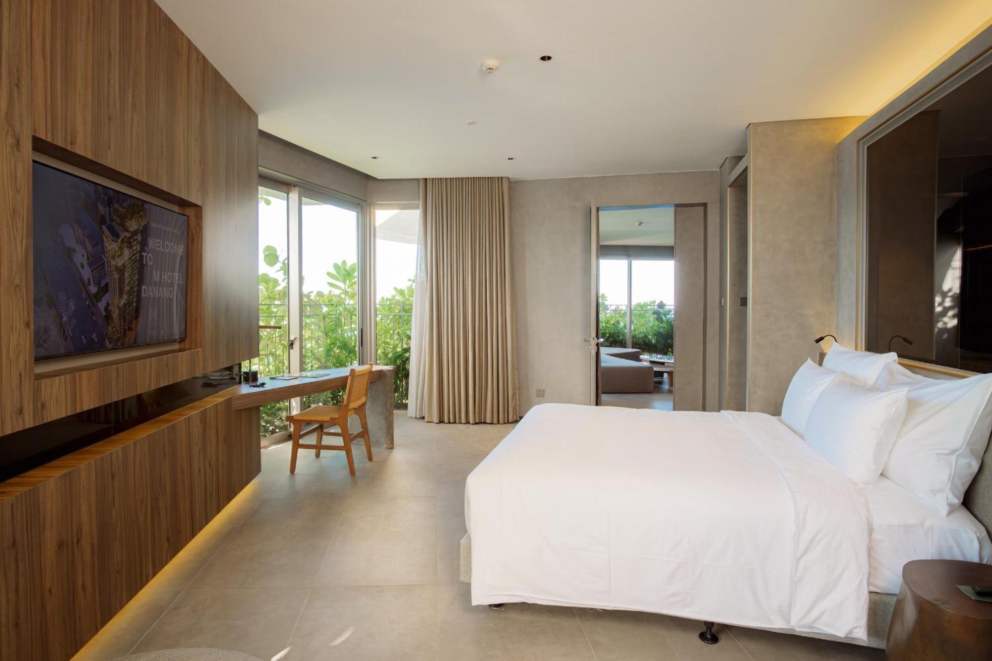 M Hotel Danang Bagian luar foto A bedroom at the hotel